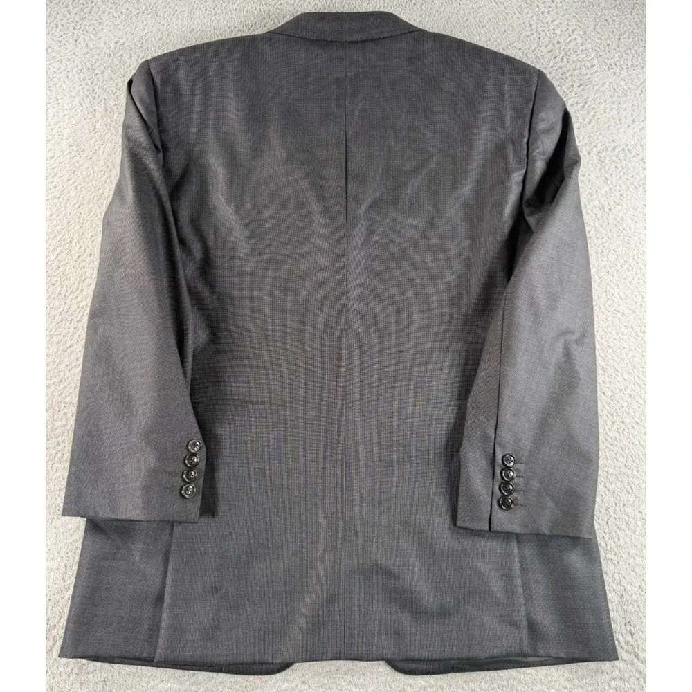 Ermenegildo Zegna SU Misura Blazer Jacket Mens 42 Gray 15Mil Mil15 Wool